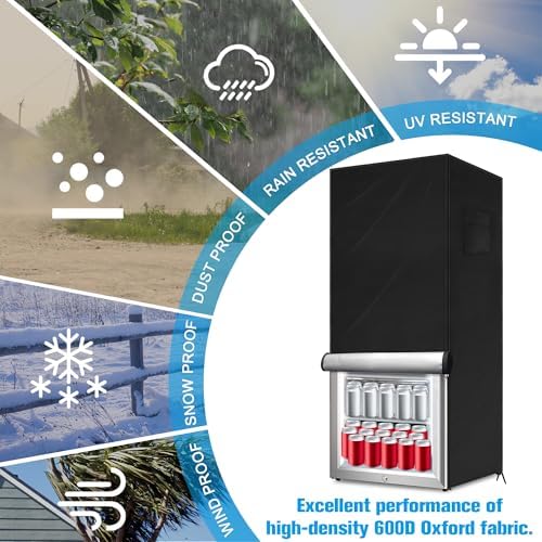 Outdoor Refrigerator Cover Dustproof - Image 5