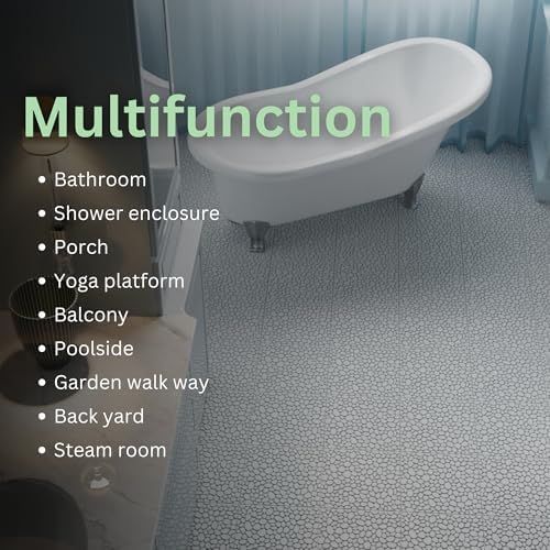 12" x 12" Interlocking Deck Tiles, All-Weather Plastic Outdoor Flooring - Image 3