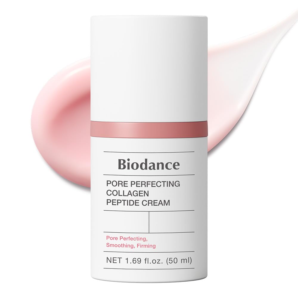 BIODANCE Pore Perfecting Collagen Peptide Cream, Hydrating, Plumping, Pore Care, Firming Facial Moisturizer, Korean Skincare | 1.69 fl.oz, 50ml