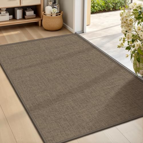 LEKEEPGO Ultra Thin Indoor Door Mat 24"x36", Non Slip Doormats by LEKEEPGO
