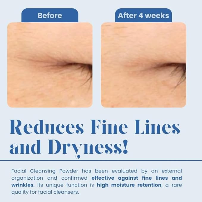 FANCL Facial Cleansing Powder - Japanese Facial Cleanser, Face Wash, Luxurious Foaming Lather, Hydrating, Preservative Free, Clean Skincare for Sensitive Skin [US Exclusive Edition]