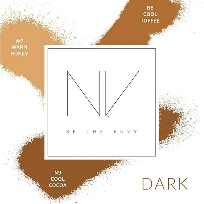 NV BB Perfecting Mist Foundation Buildable Coverage Professional Airbrush Makeup with Plant-based Stem Cell Polypeptides, Vitamins A, D, E and Aloe, 1.5 ounces, Cool Cocoa