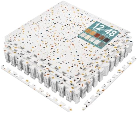 Sorbus Interlocking Wood Grain Foam Floor Tiles by Sorbus