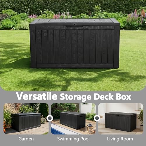 Outdoor Storage Box Waterproof, 110 Gallon Deck Box - Image 6