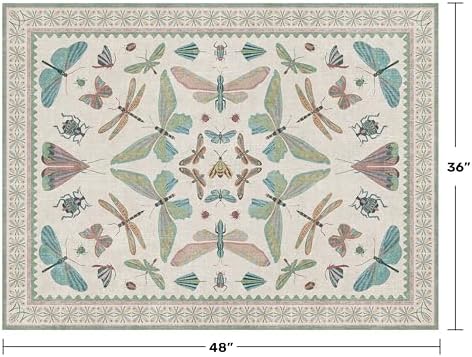 Washable Sage Green Large Entryway Rug, 3x4 Area Rugs - Image 2