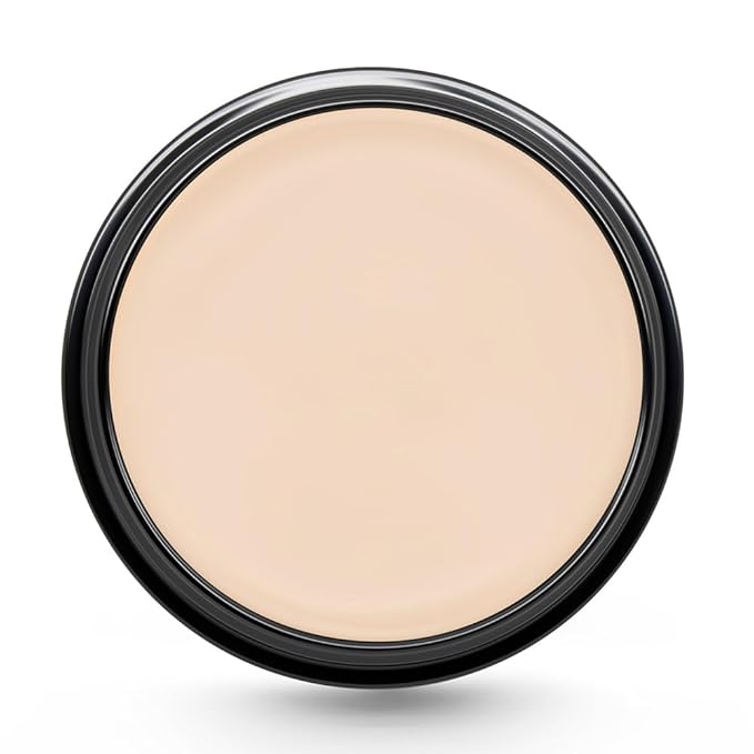 Graftobian HD Glamour Crème Foundation 1/2oz, Weightless Full Coverage Makeup, 65 Inclusive Shades, For All Skin Types, Natural or Full-Glam Looks, For Professionals and Beginners (Serenity)
