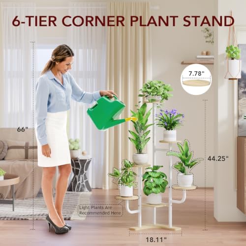 Homsorout Corner Plant Stand - Image 6