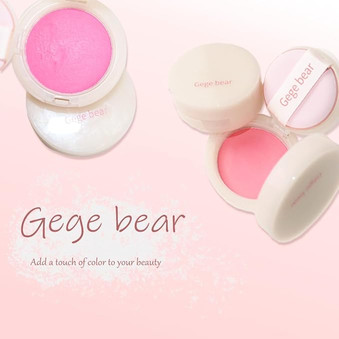 Silky Matte Blush,Blush Powder for Cheeks,Long-Lasting, Natural Look, Powder Blush Palette, Complements All Skin Tones