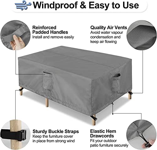 OutdoorLines Waterproof Patio Table Furniture Covers - Image 5