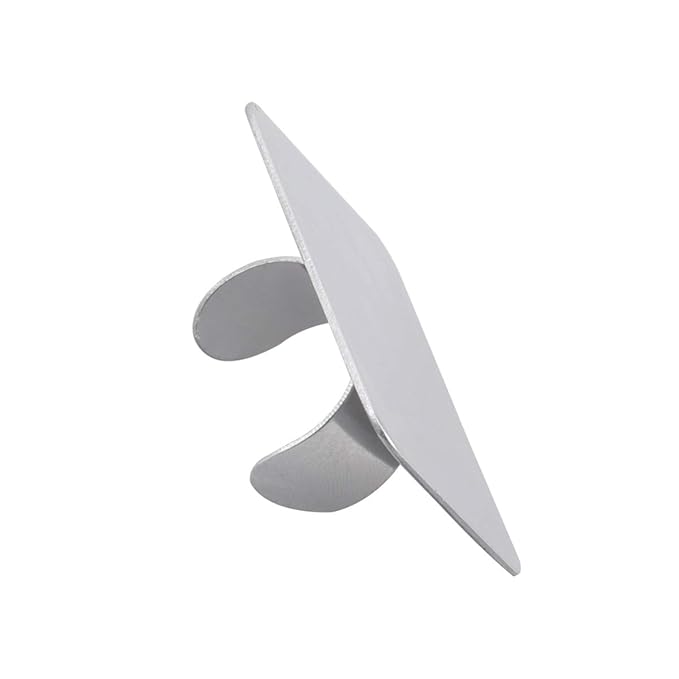Minkissy Makeup Plate, Mini Nail Art Cosmetic Ring Palette Stainless Steel Foundation Mixing Palette with Spatula Tool
