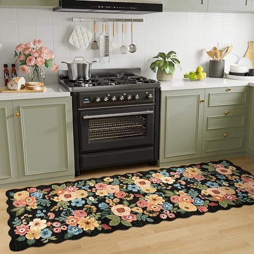 DUKINO 2x10 Runner Rug for Hallway, Washable Kitchen Rug Non Slip - Image 4