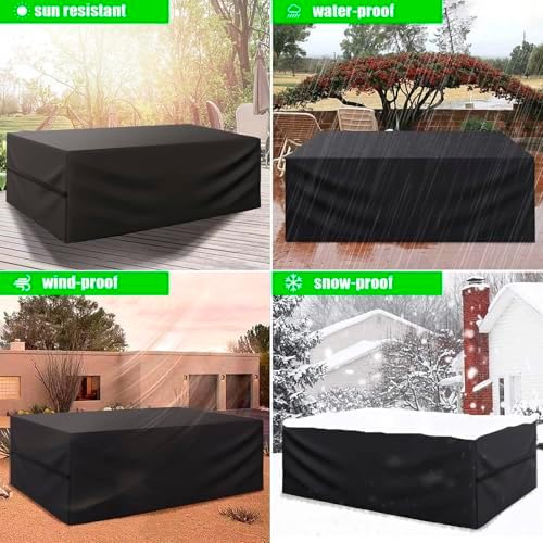 Patio Furniture Cover, Outdoor Furniture Cover Waterproof 128*71*28 In - Image 2