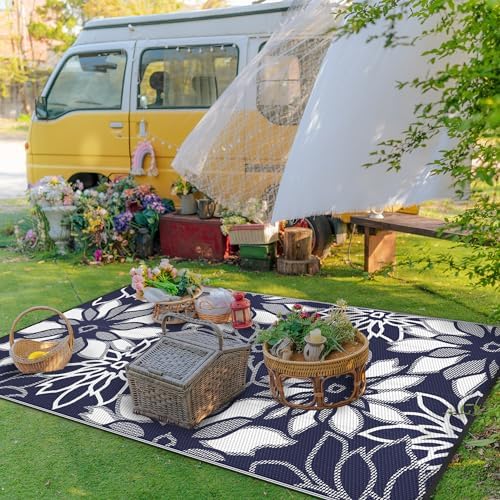 GENIMO Outdoor Rug, Waterproof Plastic Rugs - Image 3