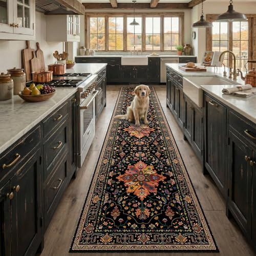 RELEANY Washable Area Rug, Runner 2'6"x14' - Image 2