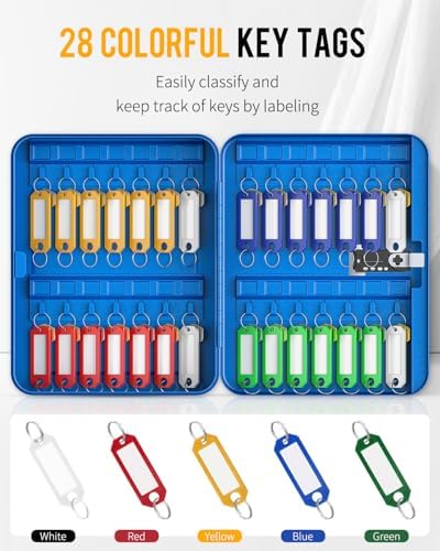 Uniclife 28 Keys Steel Key Cabinet - Image 5