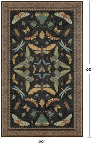 3x5 Entryway Rug Non Slip Washable - Image 2