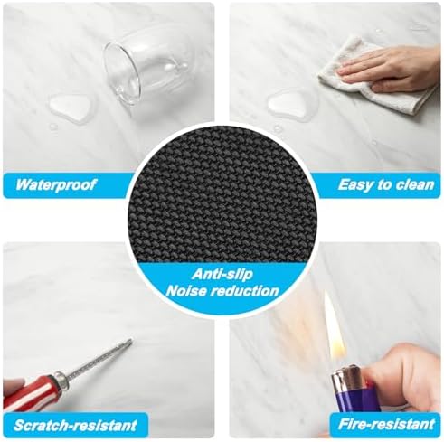 Art3d Marble Textured Click-Lock SPC Floor Tiles - Image 6