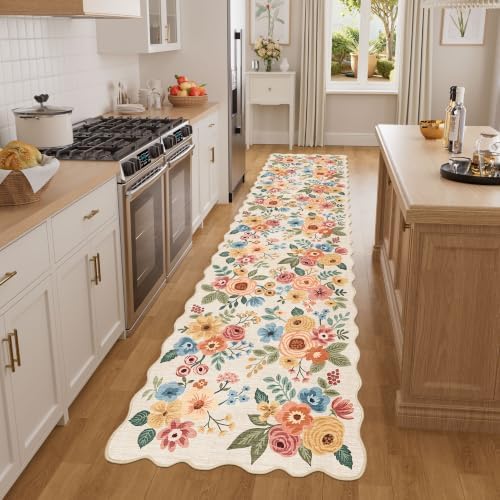 DUKINO 2x10 Runner Rug for Hallway, Washable Kitchen Rugs - Image 3