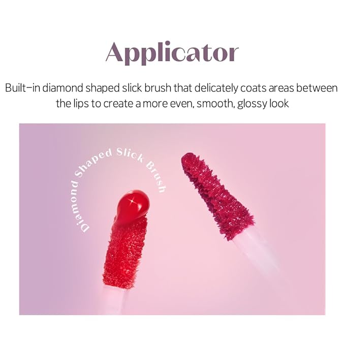 ETUDE Over Growy Lip Stain Tint, Better Pink, 0.1 oz (3 g), Lipstick, Glossy Finish, Highly Moisturizing, Melotint, Plush, Glossy, Volume, Vegan Certified