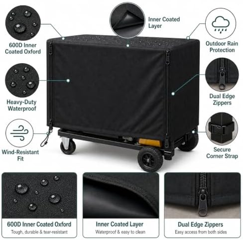 Corevibe Custom Size Dust Cover, 600D Coated Cover - Image 2