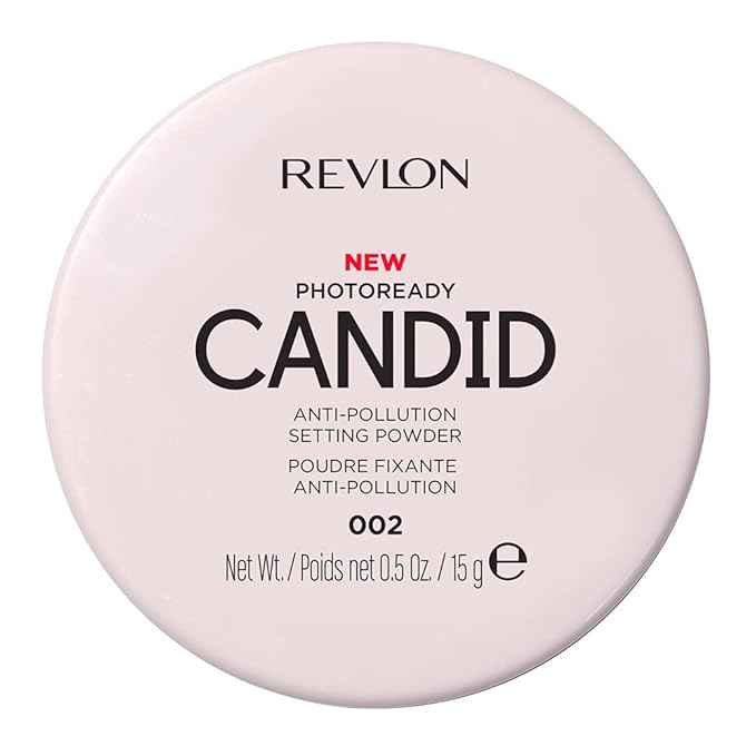 Revlon PhotoReady Candid Setting Powder, with Anti-Pollution, Antioxidant Ingredients, without Parabens, Pthalates and Fragrances; Shade 002 .34 Fluid Oz