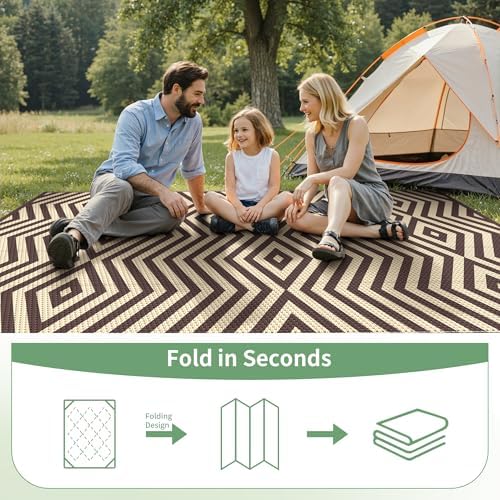 GENIMO Outdoor Rug, Waterproof Plastic Rugs - Image 6