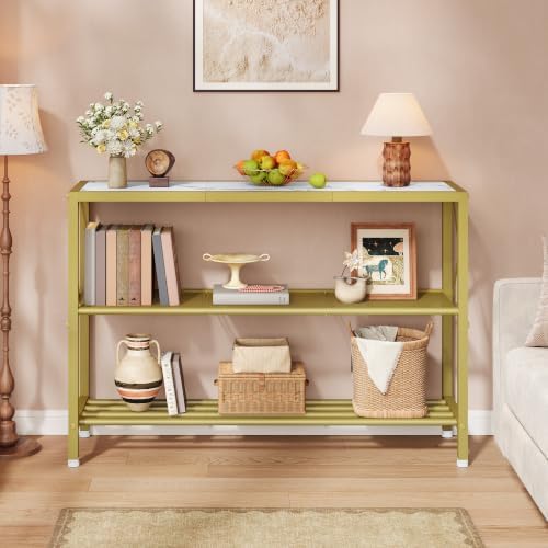 Hoctieon 3-Tier Industrial Narrow Console Table - Image 5