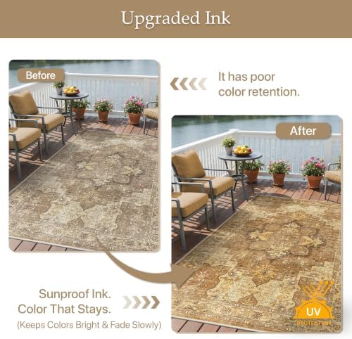 GENIMO Indoor Outdoor Rug, Washable - Image 5