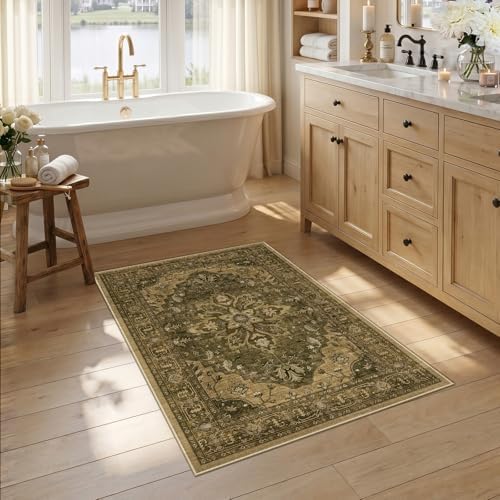 RELEANY Washable Area Rug, Small 2'6"x4' by RELEANY