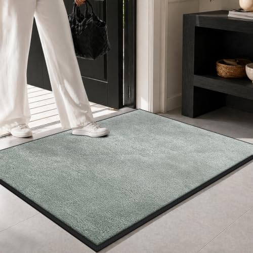 Mibao Super Absorbent Front Door Mat, Non-Slip Washable Indoor Doormats by Mibao