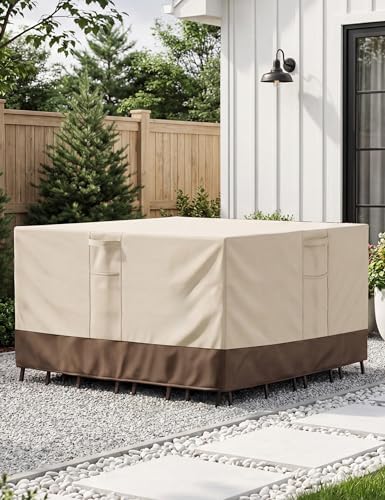 Vailge Patio Outdoor Furniture Covers Waterproof, Square Outdoor Table Cover - Image 7