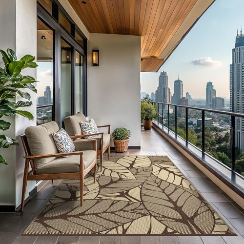 GENIMO Outdoor Rug, Waterproof Plastic Rugs - Image 4