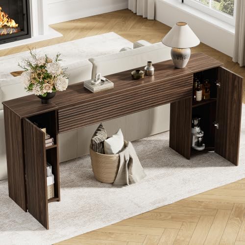 FABATO 70.8” Fluted Long Console Table - Image 4