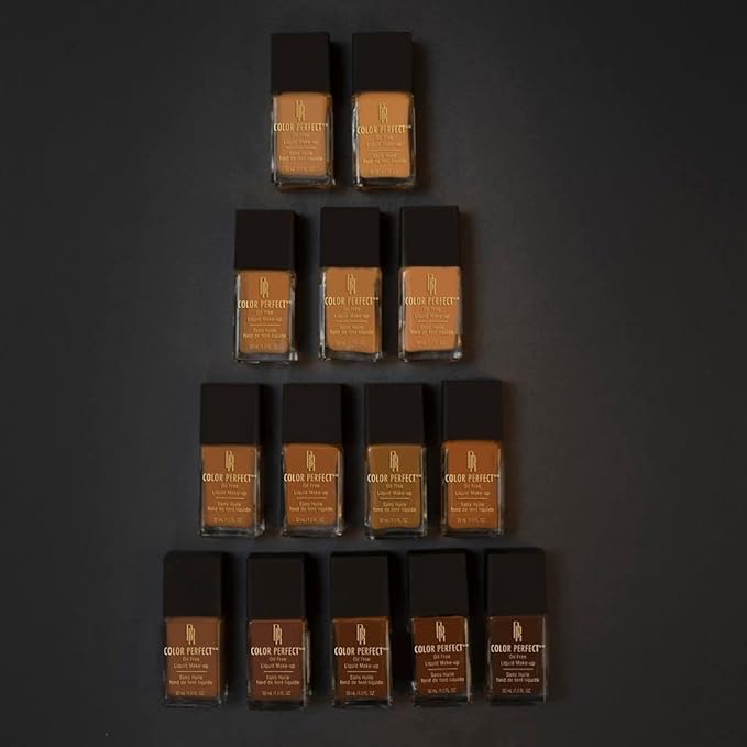 Black Radiance Color Perfect Liquid Full Coverage Foundation Makeup, Brownie, 1 Ounce (Pack of 3)