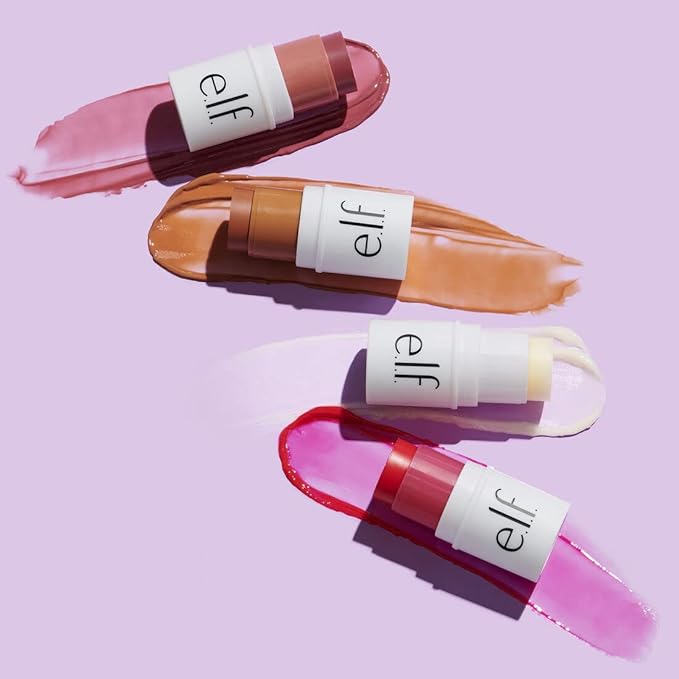 e.l.f. Bite-Size Lip Balm, Moisturizing Formula for Smoother & Softer Lips, Mini Tinted Chapstick, Coconut, 0.13 Oz