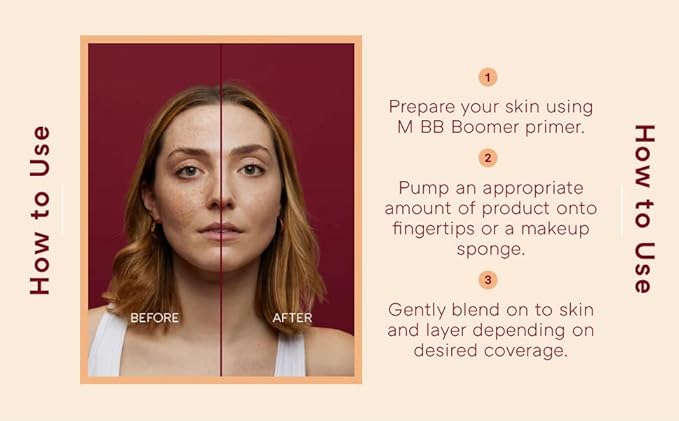 MISSHA M PERFECT COVER BB CREAM No.21 Light Beige for Bright Skin/SPF 42 PA+++ 1.69 oz & M BB Boomer 40ml -Lightweight, Multi-Function, High Coverage