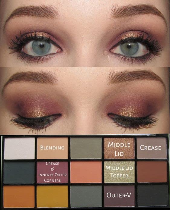 Makeup Revolution Reloaded Palette, Makeup Eyeshadow Palette, Includes 15 Shades, Lasts All Day Long, Vegan & Cruelty Free, Iconic Division, 16.5g