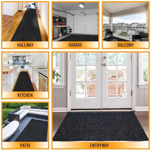 Ottomanson 3x49 Hallway Runner Rug – Non-Slip Indoor Outdoor Door Mat - Image 4