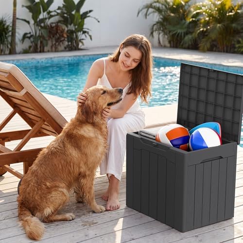 Devoko 29 Gallon Deck Box, Waterproof Resin Outdoor Storage Box - Image 5
