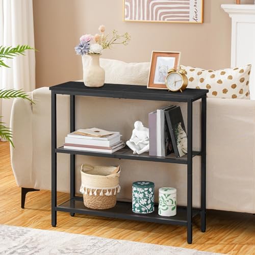 HOOBRO 29.5" Narrow Console Table, 3 Tier Entryway Table, Thin Sofa Table - Image 6