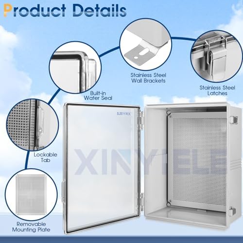 Waterproof Outdoor Project ABS Plastic Junction Box IP67 Weatherproof Dustproof - Image 3