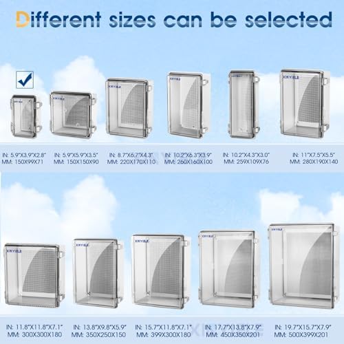 Waterproof Outdoor Project ABS Plastic Junction Box IP67 Weatherproof Dustproof - Image 4