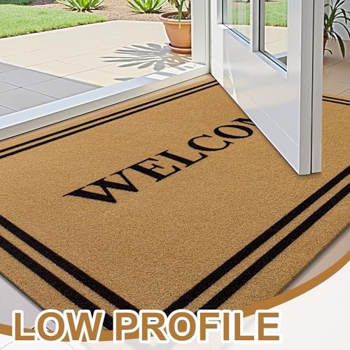 OLANLY Front Door Mat 71x47, Low Profile Doormat - Image 3