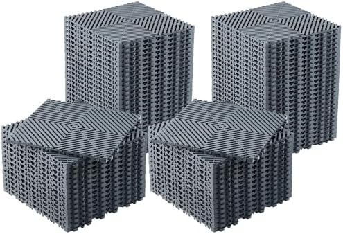Interlocking Floor Tiles 100 Pack 12"X12" Waterproof Modular Cushion Mats by Unknown