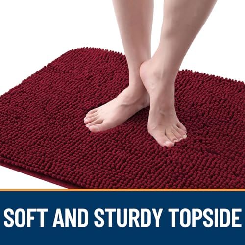 OLANLY Dog Door Mat for Muddy Paws 70x46, Super Absorbent Chenille Mud Mat - Image 4
