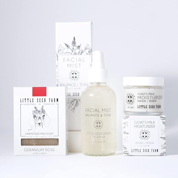 Little Seed Farm Balancing Facial Mist & Toner – Witch Hazel Toner & Pore Minimizer, Net Wt. 4 fl oz | 118ml