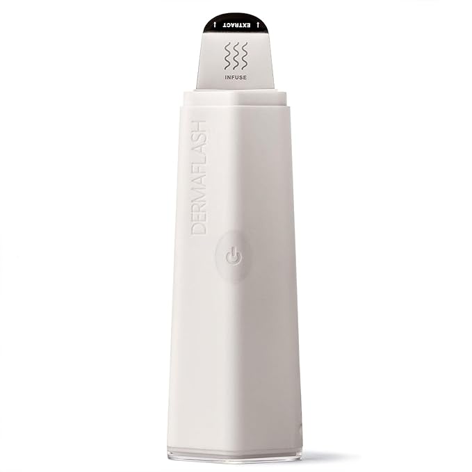 DERMAFLASH DERMAPORE+™ Ultrasonic 2-in-1 Pore Extractor and Serum Infuser, Stone