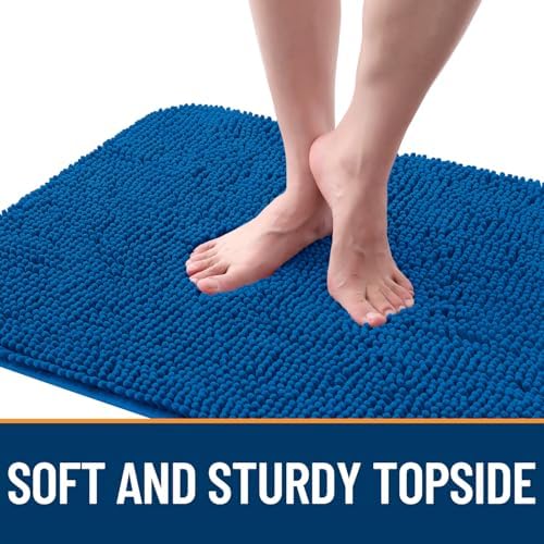 OLANLY Dog Door Mat for Muddy Paws 32x20, Super Absorbent Chenille Mud Mat - Image 4