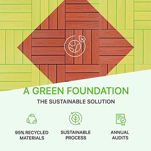 NewTechWood UltraShield Naturale 1 ft. x 1 ft. Composite Deck Tiles - Image 5