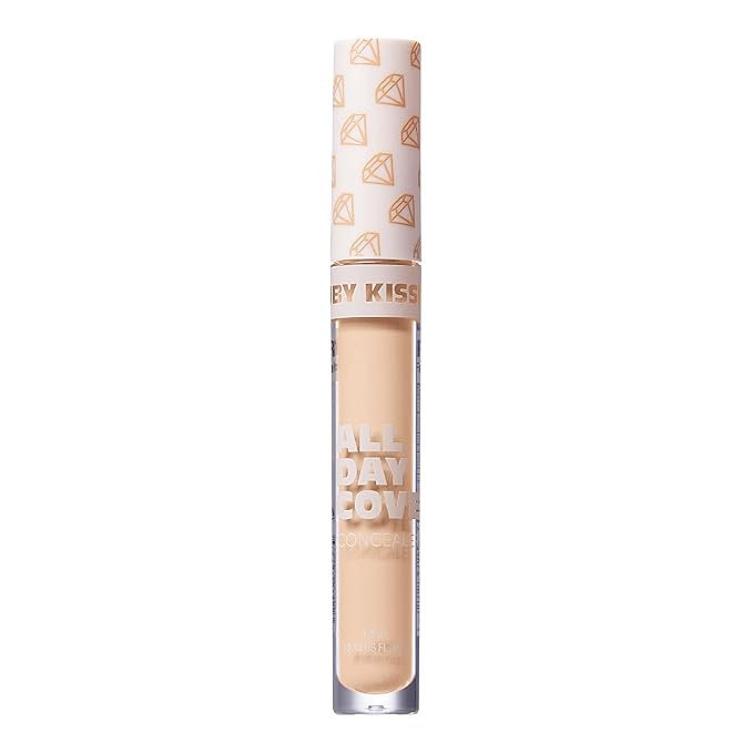 Ruby Kisses All Day Concealer Lightweight Full Coverage Multi-Use Concealer 0.13 Fl Oz (Fair Porcelain)